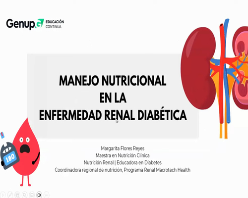 Recomendaciones nutricionales en la enfermedad renal diabética