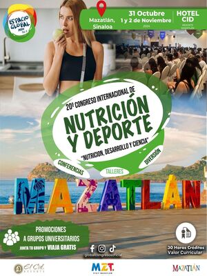 20° CONGRESO INTERNACIONAL DE NUTRICIÓN Y DEPORTE 